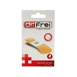 ДОКТОР ФРЕЙ ПЛАСТЫРЬ МОЗОЛЬНЫЙ N4 19Х72ММ - Добрая аптека