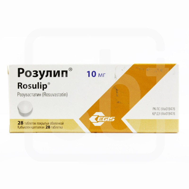 РОЗУЛИП 10мг N28 таб п.о. РОЗУЛИП 10мг N28 таб п.о. - Добрая аптека