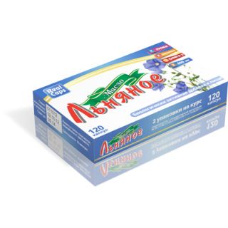 МАСЛО ЛЬНЯНОЕ 300мг N120 капс - Добрая аптека