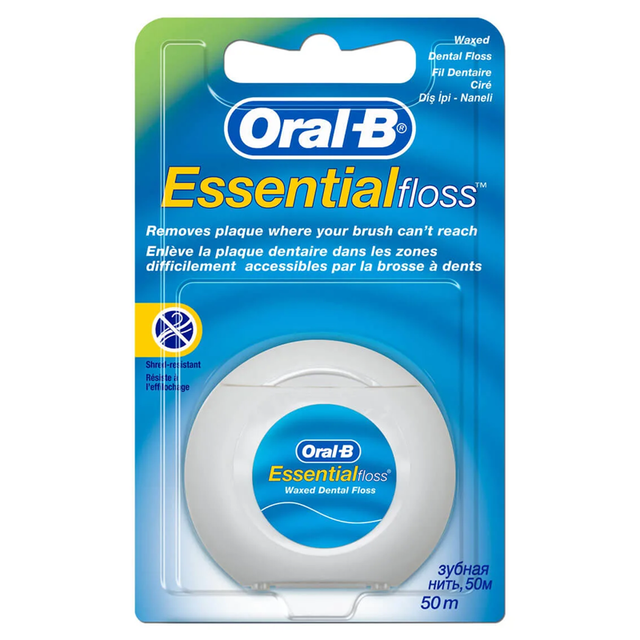 Зубная нить Орал Essential мятная 50м - Добрая аптека