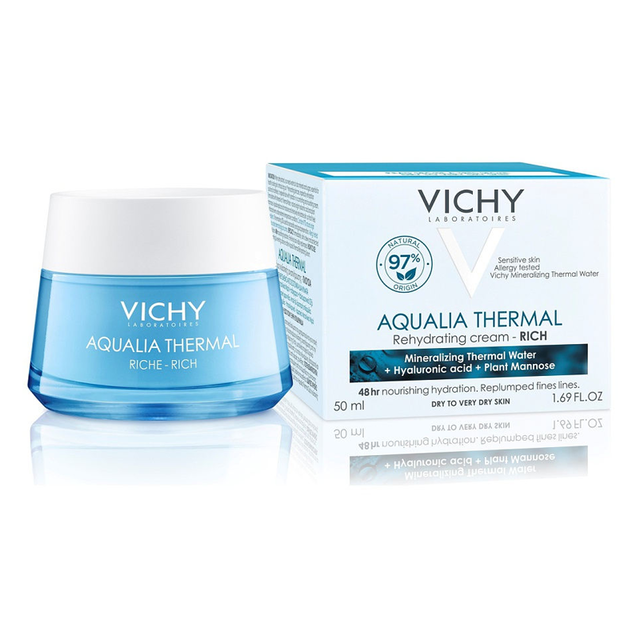 Vichy Аквалия Термаль крем насыщенный для сухой кожи 50мл - Добрая аптека