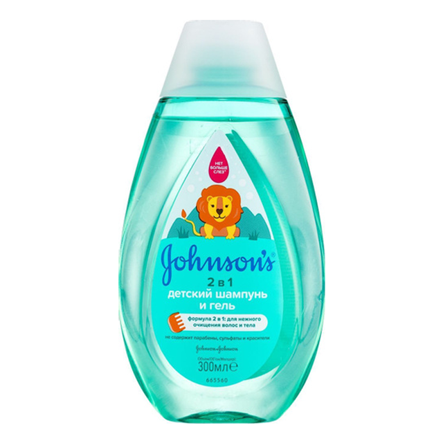 JOHNSON’S Baby детский шампунь и гель 300мл - Добрая аптека