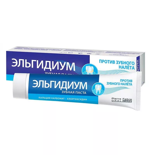Эльгидиум от зубного налета зуб паста- гель 75 мл - Добрая аптека
