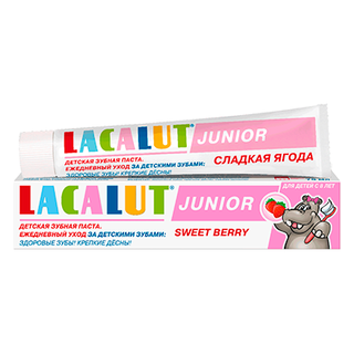 Lacalut Junior Сладкая ягода зубная паста от 8 лет 75мл - Добрая аптека