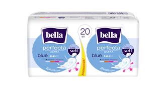 Bella Гигиен. прокладки Perfecta Ultra Blue 10 шт.(белая линия) - Добрая аптека