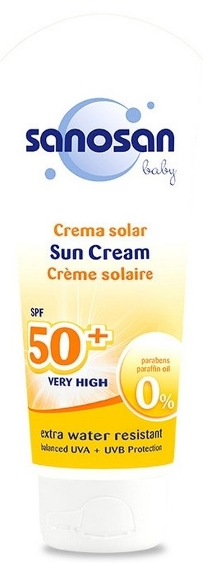 Sanosan Солнцезащитный крем для малышей SPF50 75мл - Добрая аптека