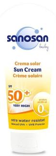Sanosan Солнцезащитный крем для малышей SPF50 75мл - Добрая аптека