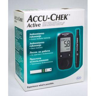 Глюкометр Accu-Chek Active+10 тест-полосок комплект REL1 - Добрая аптека