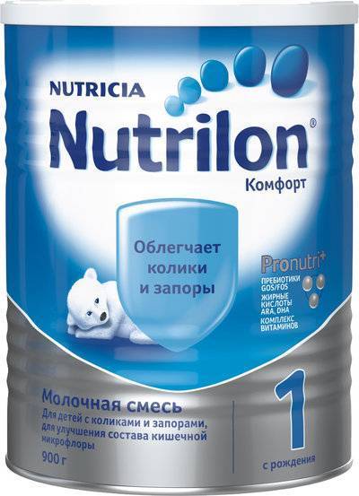 Nutrilon Комфорт 1 смесь сухая молочная 900гр - Добрая аптека