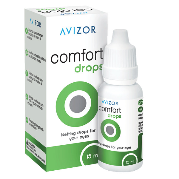 Авизор comfort drops 15мл глазные капли - Добрая аптека