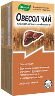 ФИТОЧАЙ ОВЕСОЛ 1.5г N20 сыр раст - Добрая аптека