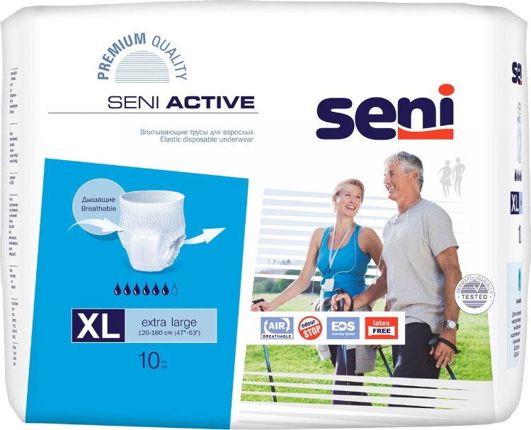 Seni Active Extra large 10 шт. трусики для взрослых - Добрая аптека