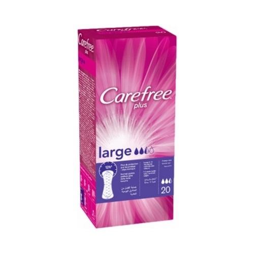 JOHNSON'S прокладки Carefree plus LARGE Fresh №20 - Добрая аптека
