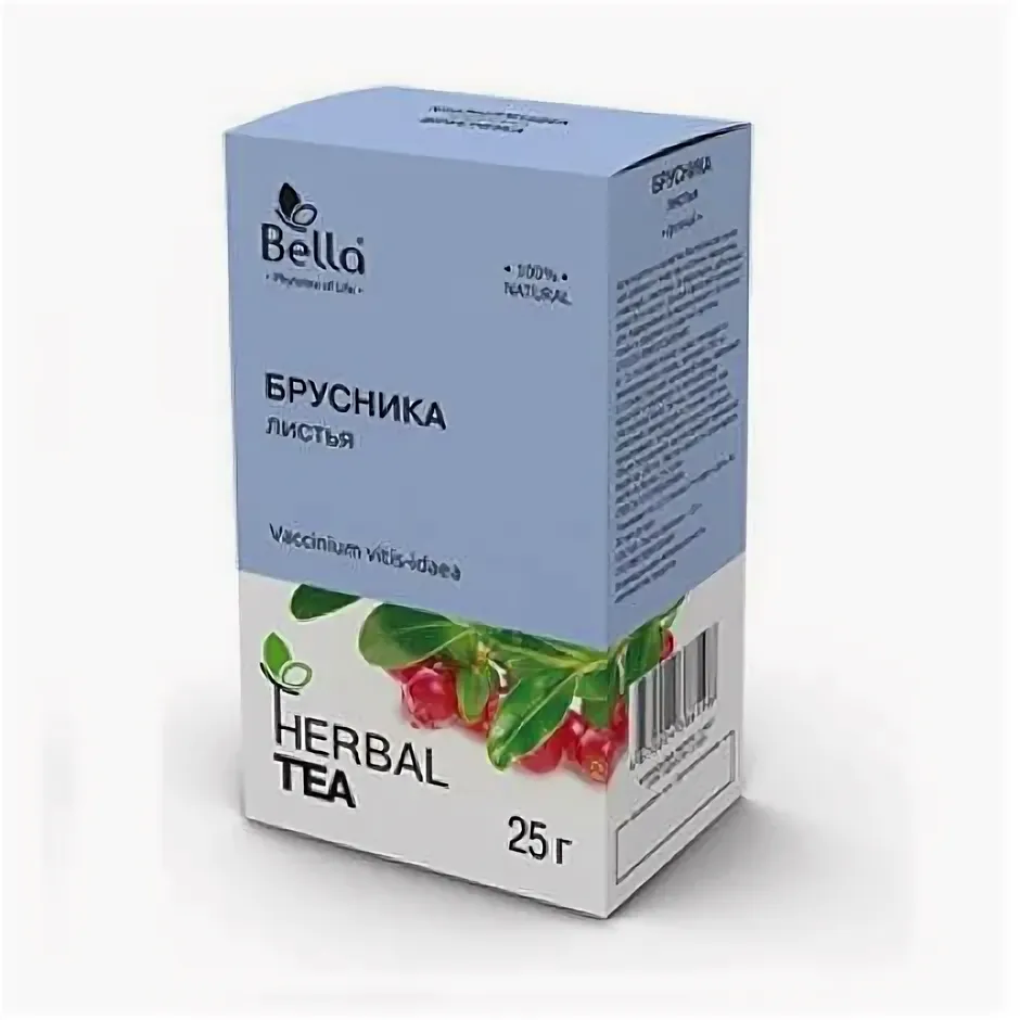 ФИТОЧАЙ БРУСНИКА 25г сыр раст - Добрая аптека