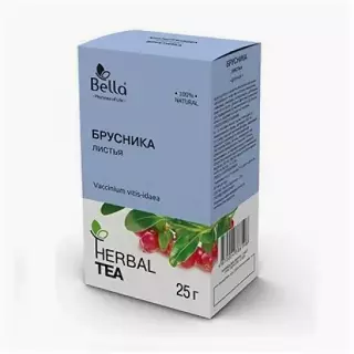 ФИТОЧАЙ БРУСНИКА 25г сыр раст - Добрая аптека