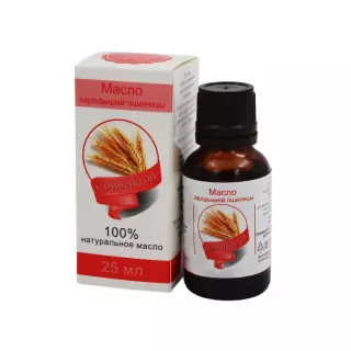 МАСЛО ЗАРОДЫШЕЙ ПШЕНИЦЫ 25мл НАТУРАЛЬНОЕ 100% - Добрая аптека