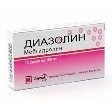 Диазолин 0,1 г драже №20 Фармак - Добрая аптека
