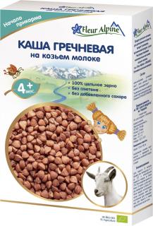 Флер Альпин - каша на козьем молоке Органик гречневая 4 мес 200/6 - Добрая аптека