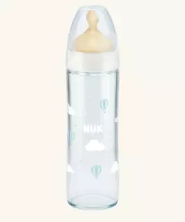 Nuk Бутылка стекло Classik 240 мл с латексной соской (р1) - Добрая аптека