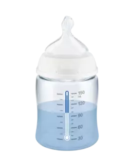 NUK Бутылка FC+ 150мл, Терм с сил с (р1) Baby blue classik REL1 - Добрая аптека