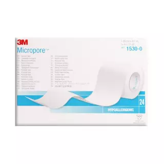 ПЛАСТЫРЬ МИКРОПОР ХИРУРГИЧЕСКИЙ БУМ БЕЛЫЙ 1.25СМХ9.1М 1530-0 - Добрая аптека
