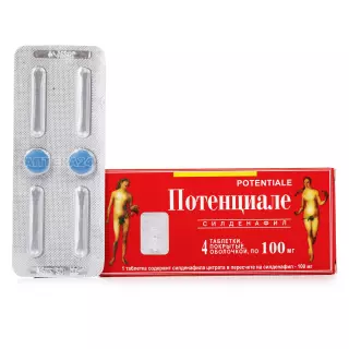 ПОТЕНЦИАЛЕ 100мг N4 таб п.о. - Добрая аптека
