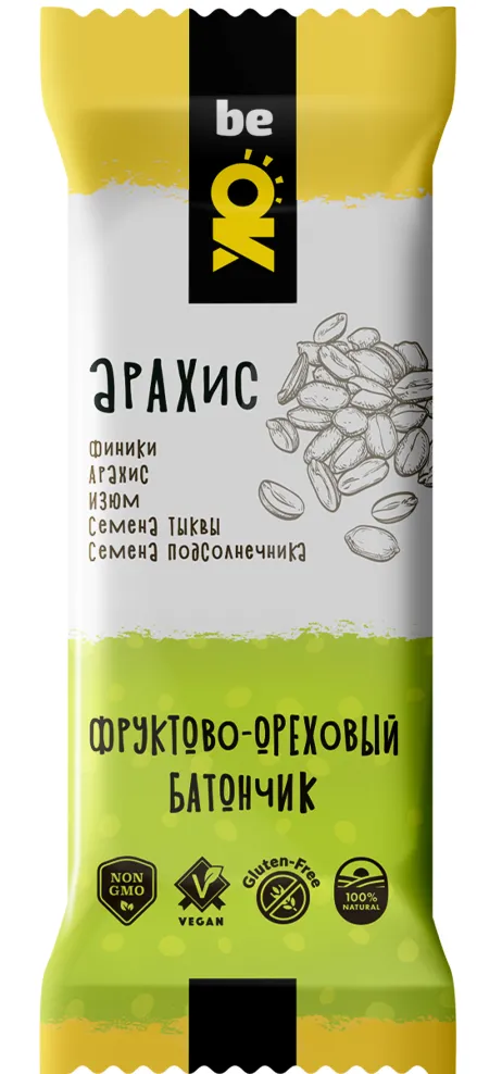БИО ЭЛИТ БАТОНЧИК ФРУКТОВО-ОРЕХОВЫЙ АРАХИС - Добрая аптека