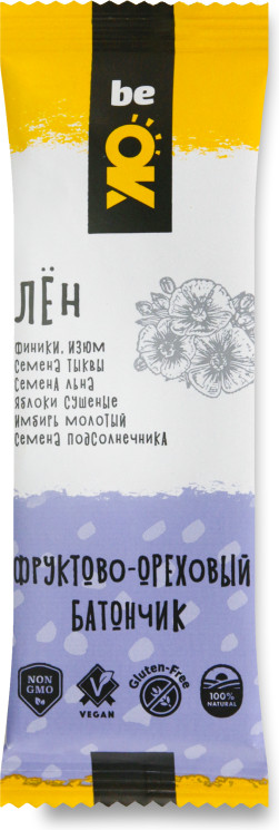 БИО ЭЛИТ ФРУКТОВО-ОРЕХОВЫЙ БАТОНЧИК ЛЕН - Добрая аптека