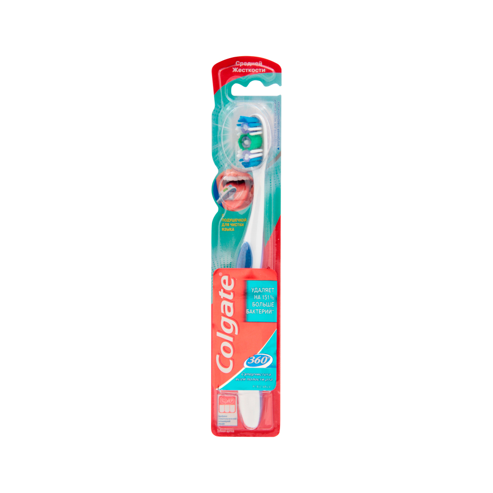 Colgate зубная щетка 360 Базовая - Добрая аптека