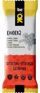 БИО ЭЛИТ ФРУКТОВО-ОРЕХОВЫЙ БАТОНЧИК КЛЮКВА - Добрая аптека