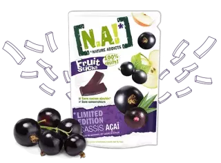 ФРУКТОВЫЕ ПОЛОСКИ NA 35г ЧЕРНАЯ СМОРОДИНА ЯГОДЫ АСАИ - Добрая аптека