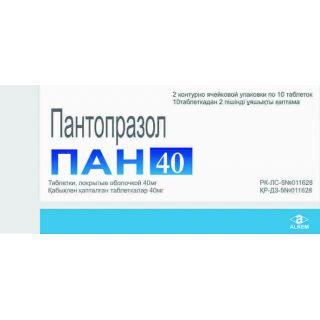 ПАН-40 40мг N20 таб п.о. - Добрая аптека
