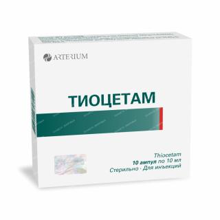 ТИОЦЕТАМ 25мг+100мг 10мл N10 р-р д/в/м и в/в введ - Добрая аптека