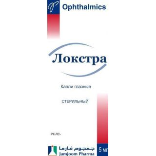 ЛОКСТРА 5мл капли глаз ЛОКСТРА 5мл капли глаз - Добрая аптека