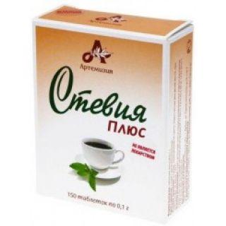 СТЕВИЯ ПЛЮС САХАРОЗАМЕНИТЕЛЬ 100мг N150 таб - Добрая аптека