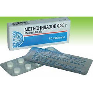 МЕТРОНИДАЗОЛ 250мг N10 таб конт б/яч упак бум - Добрая аптека