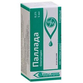 ПАЛЛАДА 0.1% 5мл капли глаз - Добрая аптека