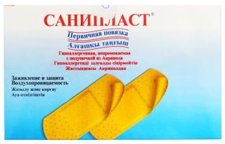 ЛЕЙКОПЛАСТЫРЬ САНИПЛАСТ N100 3Х7.2СМ БОЛЬШОЙ - Добрая аптека
