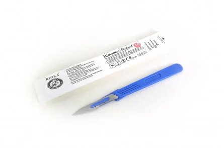 СКАЛЬПЕЛЬ БИОЛАНЦЕТ БАДЖЕТ СТЕР. ОДНОРАЗ №21 ЗАЩ НЕРЖ СТАЛЬ - Добрая аптека