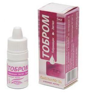 ТОБРОМ 0.3% 5мл капли глаз - Добрая аптека