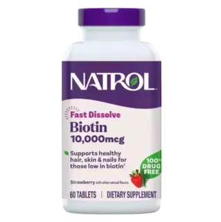 NATROL БИОТИН 10000МКГ N60 таб быстрораств - Добрая аптека