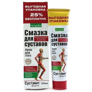 СУСТАВИТ ФОРТЕ КРЕМ ДЛЯ ТЕЛА 125мл - Добрая аптека