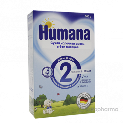 Humana2 c 6-ти месяцев Последующая молочная смесь 800гр - Добрая аптека