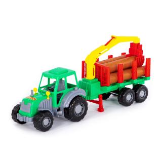 35370 Алтай трактор с полуприцепом-лесовозом - Добрая аптека