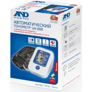 Тонометр A&D ua-888 ac автомат c адаптером - Добрая аптека