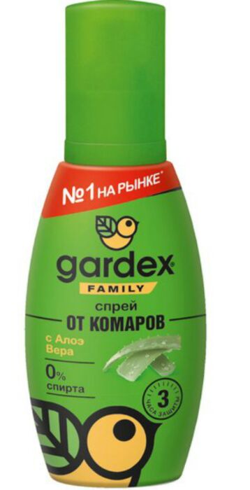 Gardex Family Спрей от комаров 100мл REL1 - Добрая аптека