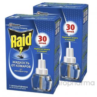 Raid Комплект электрофумигатор+жидкость 30 ночей Лаванда REL1 - Добрая аптека