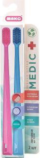 МАКС ЗУБ ЩЕТКА МЕДИК+СРЕДН N2 БИОРАЗЛ Д/БРЕКЕТ СИСТ ГОЛ/РОЗ - Добрая аптека
