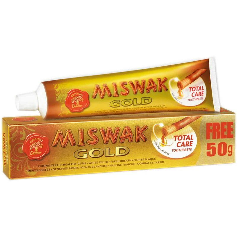 Зубная паста с мисваком Gold 120+50 гр DABUR - Добрая аптека