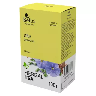 ФИТОЧАЙ ЛЬНА СЕМЕНА BELLA 100г сыр раст - Добрая аптека